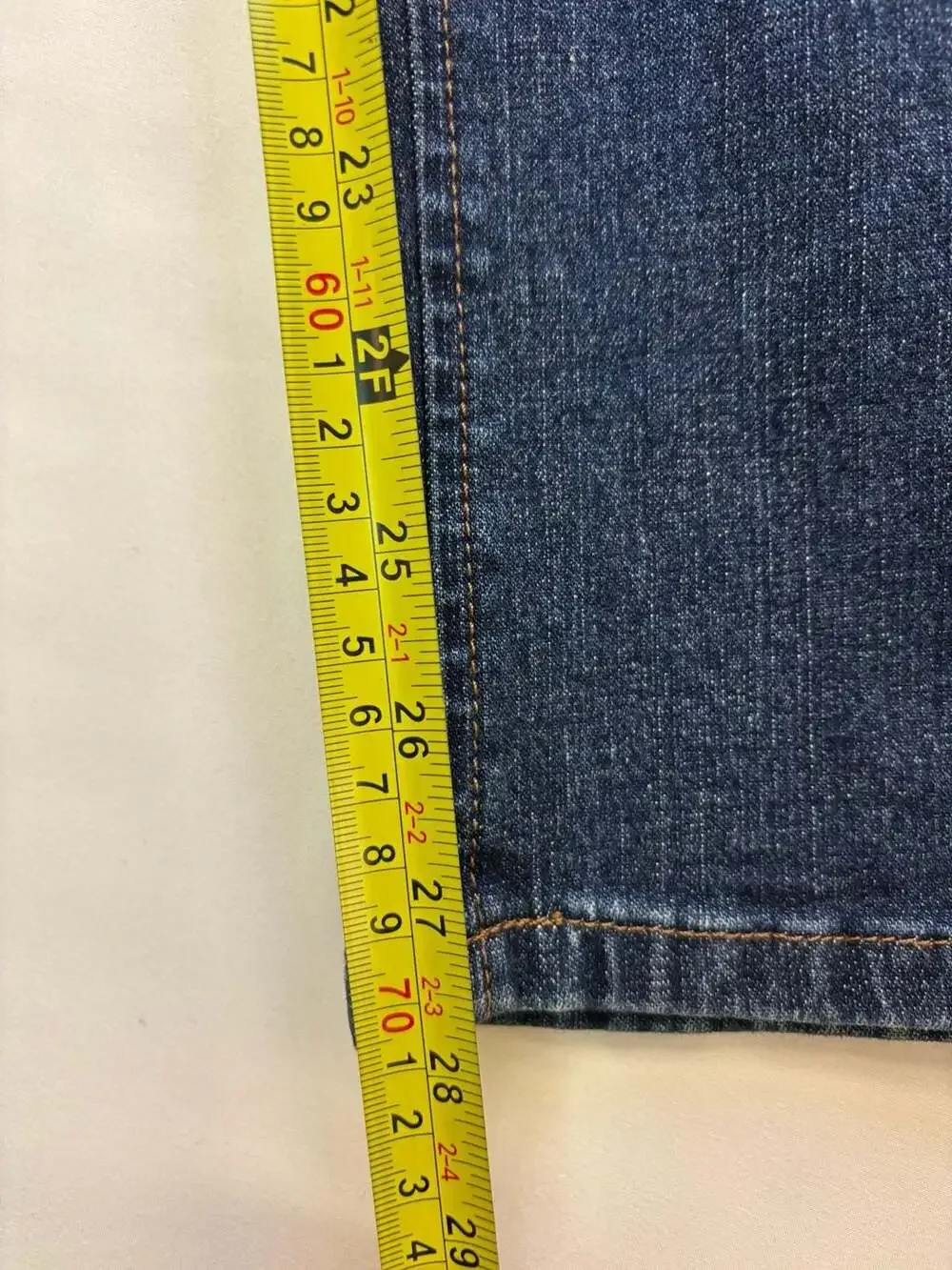 Lauren Jeans Co. Ralph Lauren Women's Dark Blue Denim Jeans Size 16